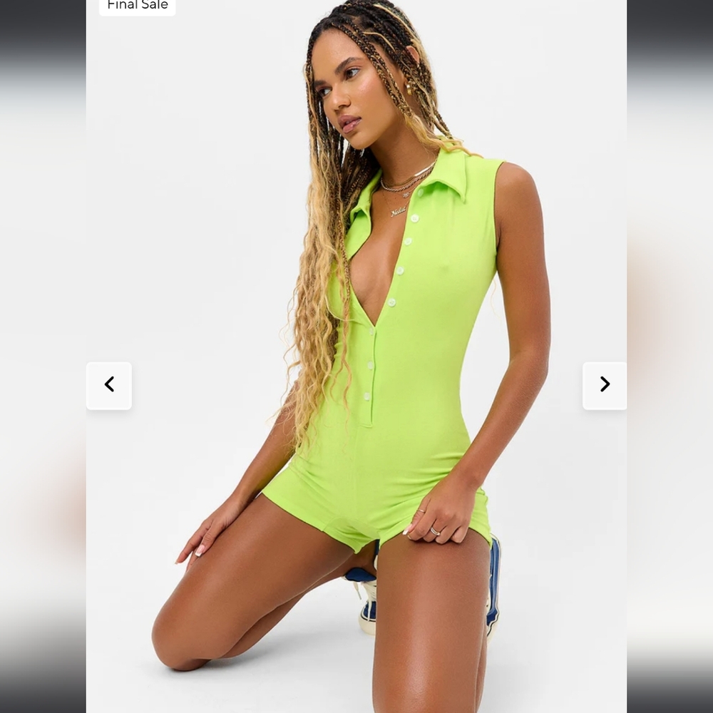 Rose terry romper  M
